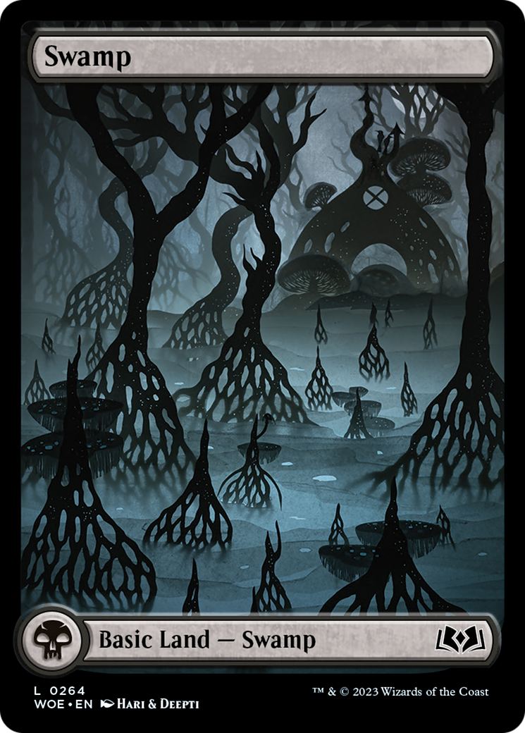 Swamp (264) (Full-Art) [Wilds of Eldraine] | Exor Games Bridgewater