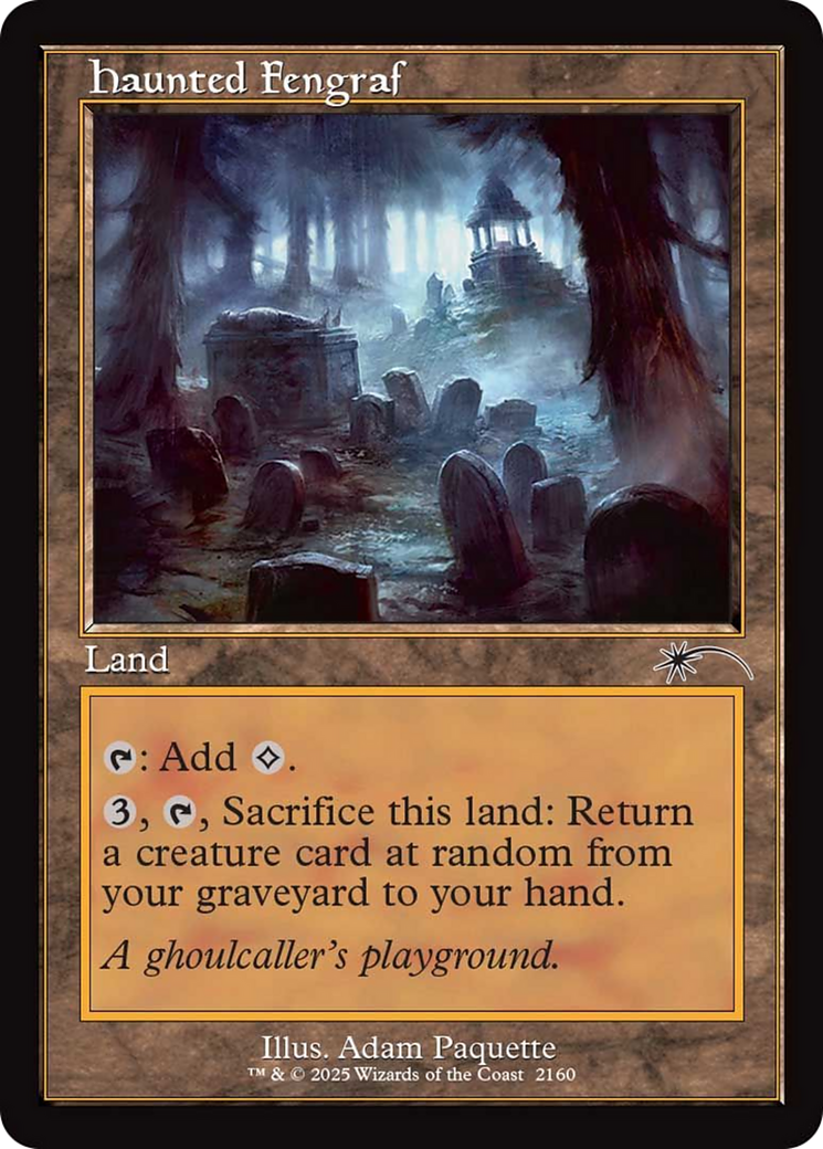 Haunted Fengraf (Retro Frame) [Secret Lair Drop Series] | Exor Games Bridgewater