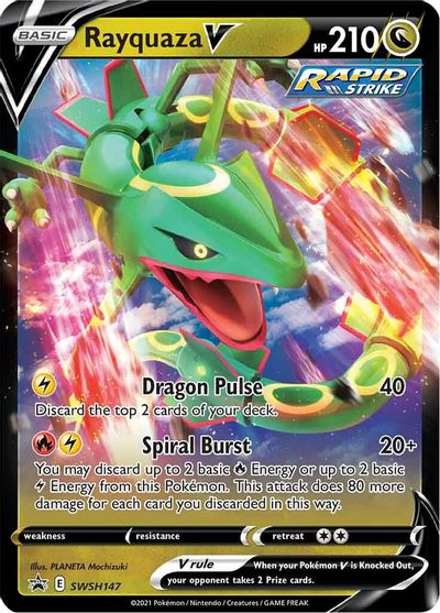 Rayquaza V (SWSH147) [Sword & Shield: Black Star Promos] | Exor Games Bridgewater