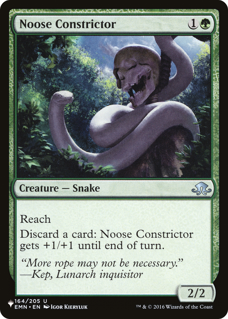 Noose Constrictor [The List Reprints] | Exor Games Bridgewater