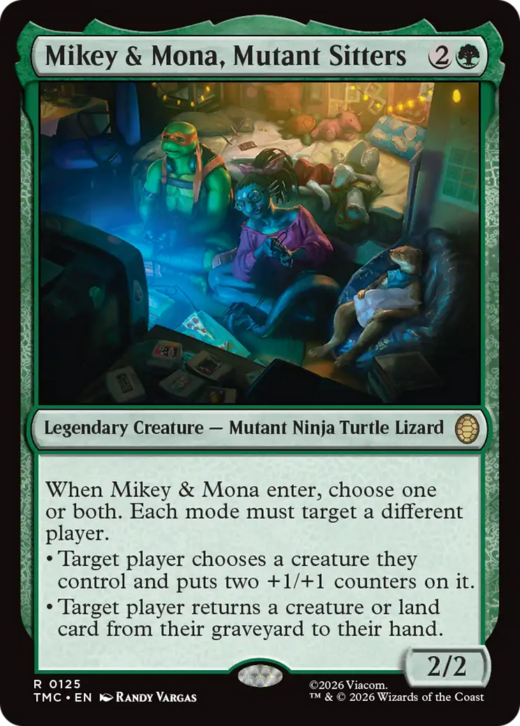 Mikey & Mona, Mutant Sitters [Teenage Mutant Ninja Turtles Commander] | Exor Games Bridgewater