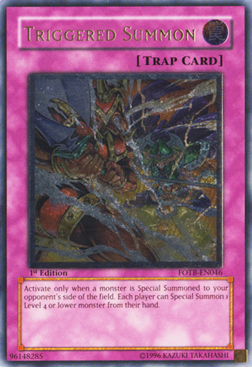 Triggered Summon [FOTB-EN046] Ultimate Rare | Exor Games Bridgewater