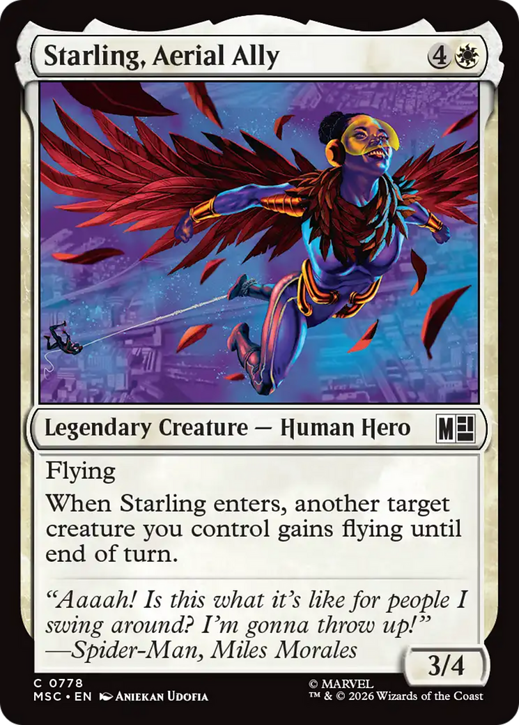 Starling, Aerial Ally [Marvel Super Heroes Commander] | Exor Games Bridgewater