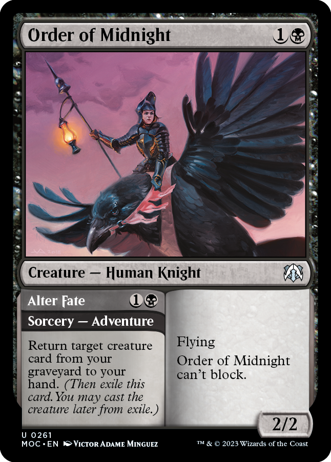 Order of Midnight // Alter Fate [March of the Machine Commander] | Exor Games Bridgewater