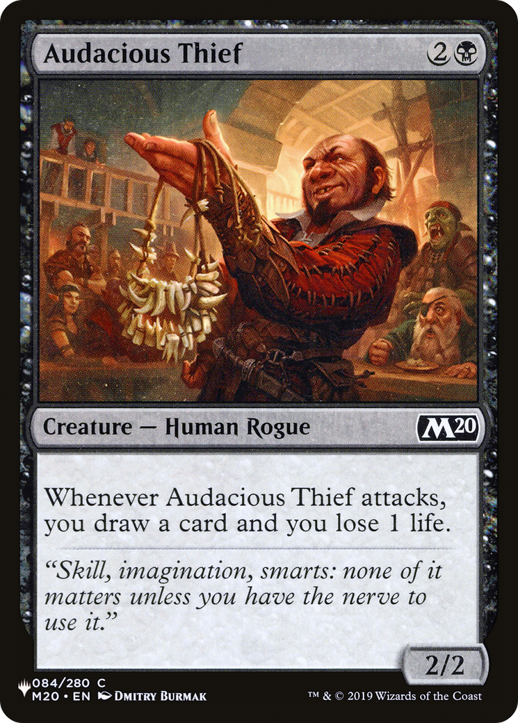 Audacious Thief [The List] | Exor Games Bridgewater