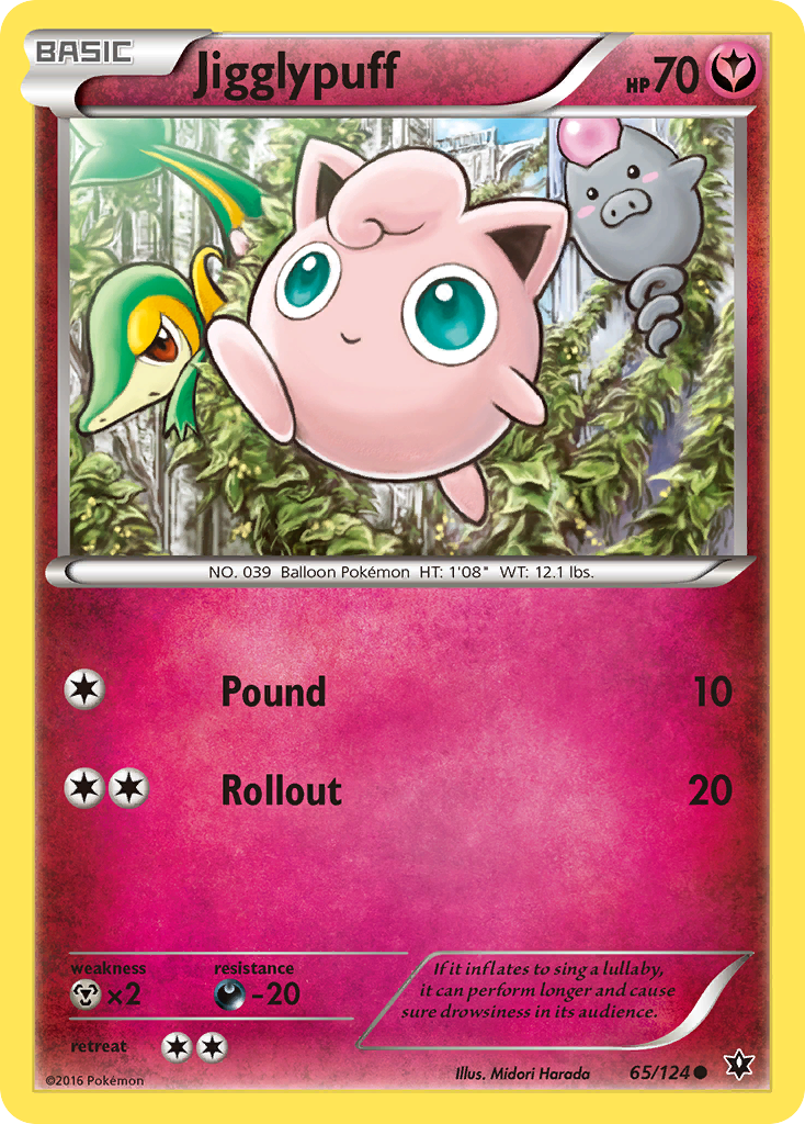 Jigglypuff (65/124) [XY: Fates Collide] | Exor Games Bridgewater