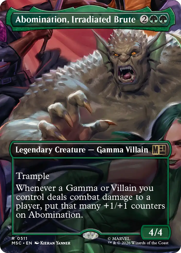 Abomination, Irradiated Brute (Borderless) [Marvel Super Heroes Commander] | Exor Games Bridgewater