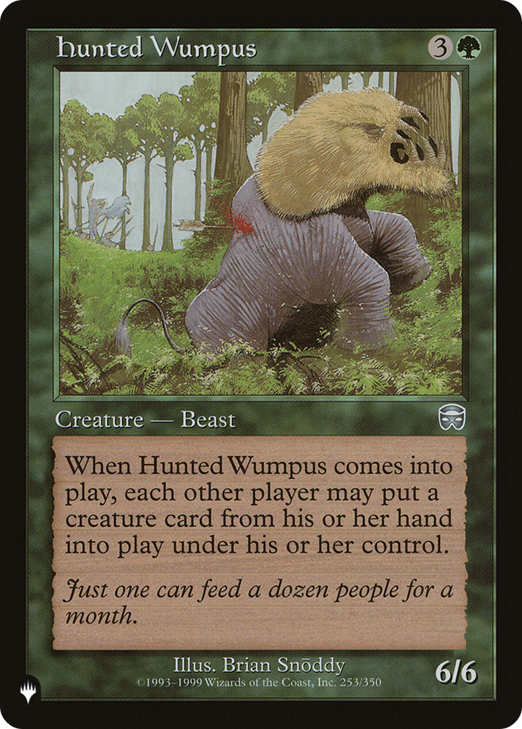 Hunted Wumpus [The List Reprints] | Exor Games Bridgewater