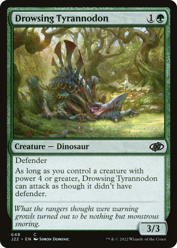 Drowsing Tyrannodon [Jumpstart 2022] | Exor Games Bridgewater