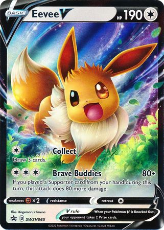 Eevee V (SWSH065) [Sword & Shield: Black Star Promos] | Exor Games Bridgewater