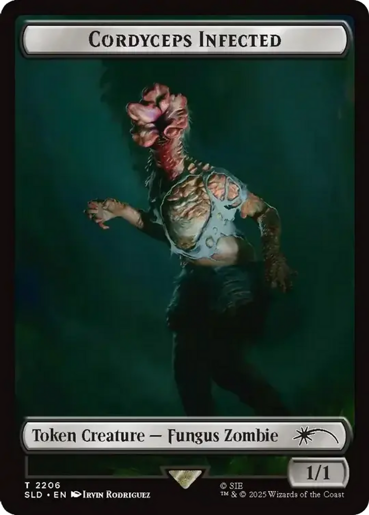 Cordyceps Infected Token (2206) [Secret Lair Drop Series] | Exor Games Bridgewater