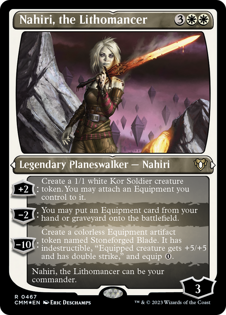 Nahiri, the Lithomancer (Foil Etched) [Commander Masters] | Exor Games Bridgewater