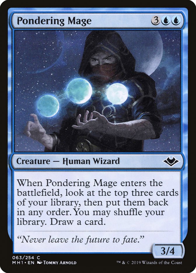 Pondering Mage [Modern Horizons] | Exor Games Bridgewater