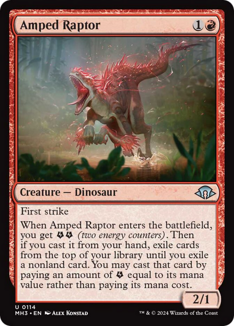 Amped Raptor [Modern Horizons 3] | Exor Games Bridgewater