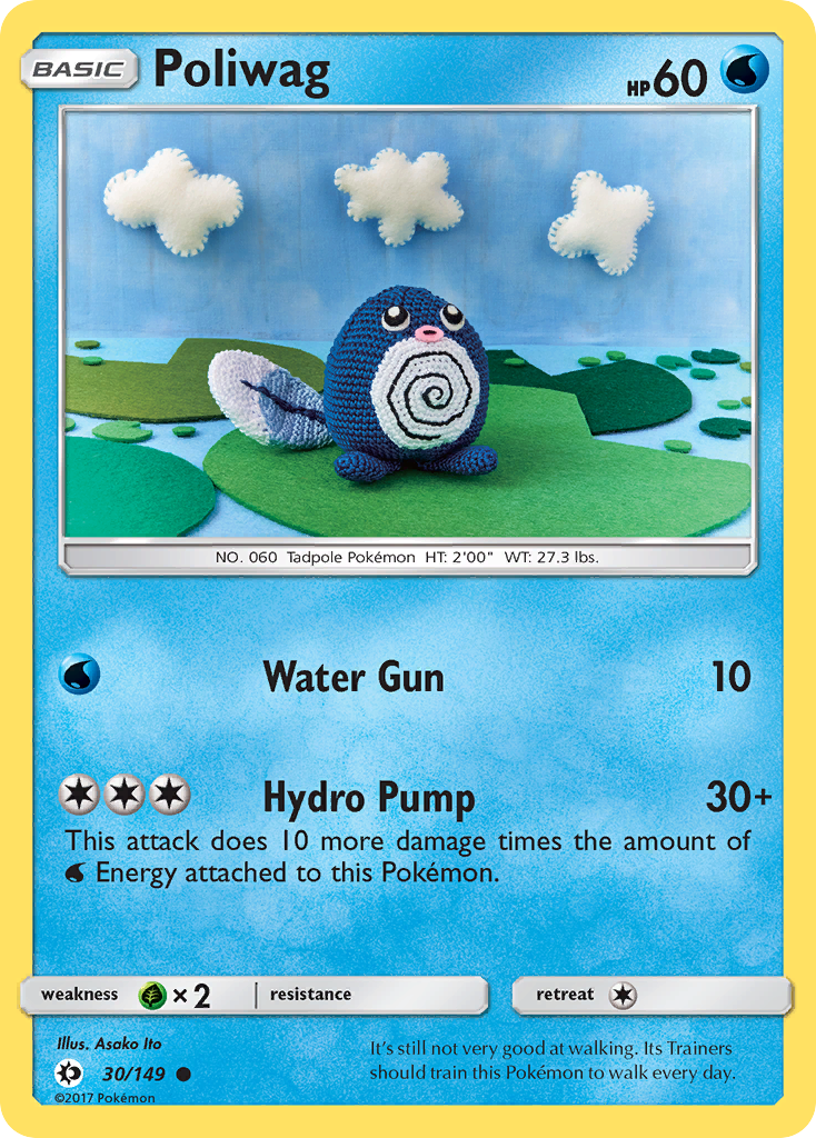 Poliwag (30/149) [Sun & Moon: Base Set] | Exor Games Bridgewater
