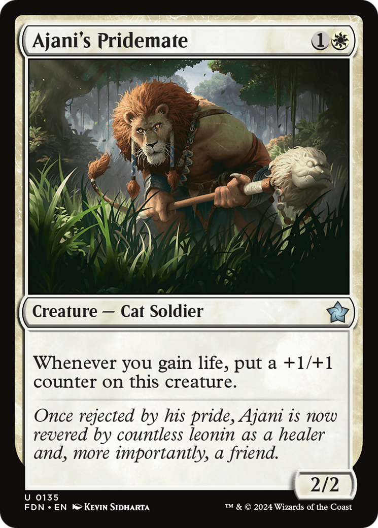 Ajani's Pridemate [Foundations] | Exor Games Bridgewater