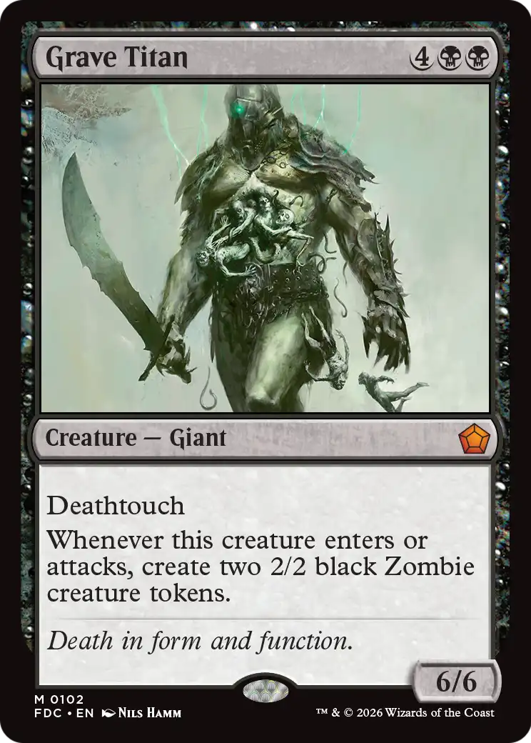 Grave Titan [Foundations Commander] | Exor Games Bridgewater