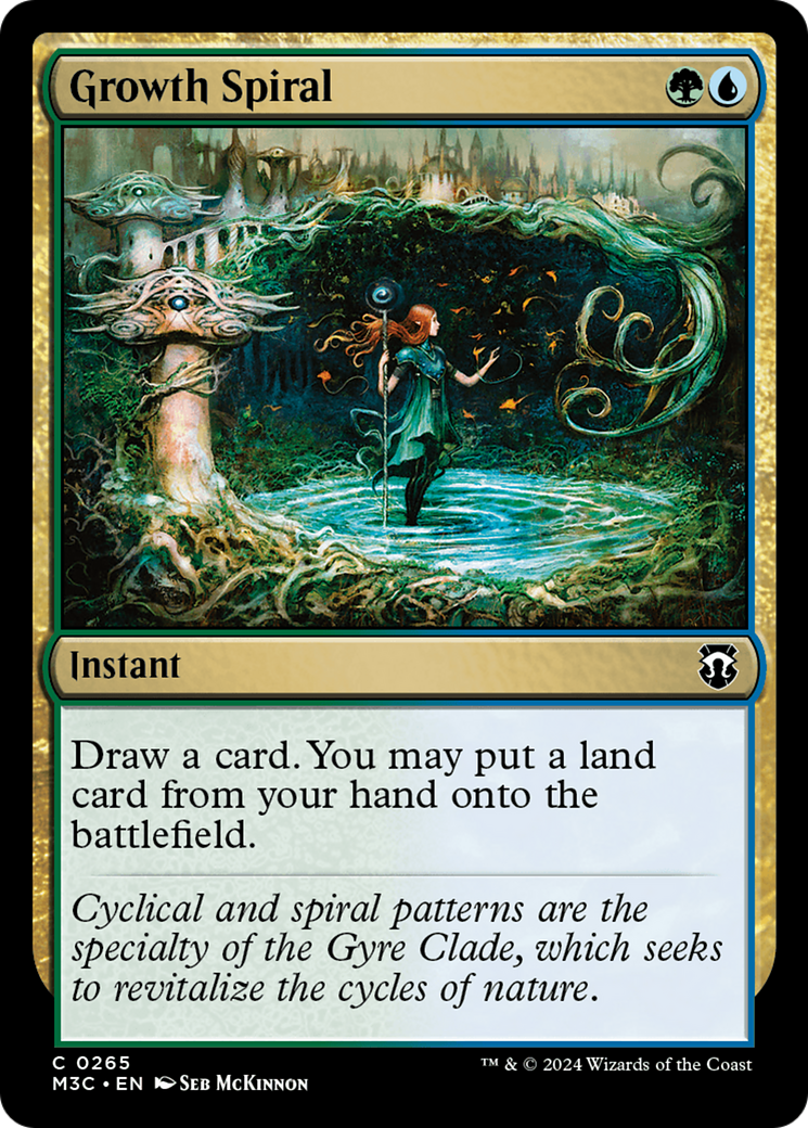 Growth Spiral (Ripple Foil) [Modern Horizons 3 Commander] | Exor Games Bridgewater