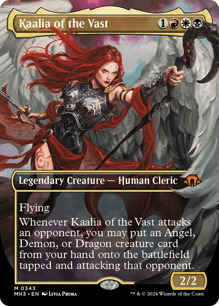 Kaalia of the Vast (Borderless) (0343) [Modern Horizons 3] | Exor Games Bridgewater