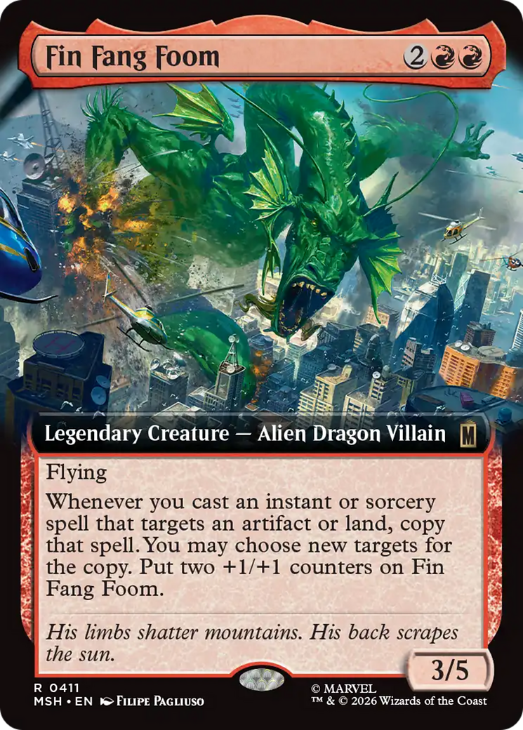 Fin Fang Foom (Extended Art) [Marvel Super Heroes] | Exor Games Bridgewater