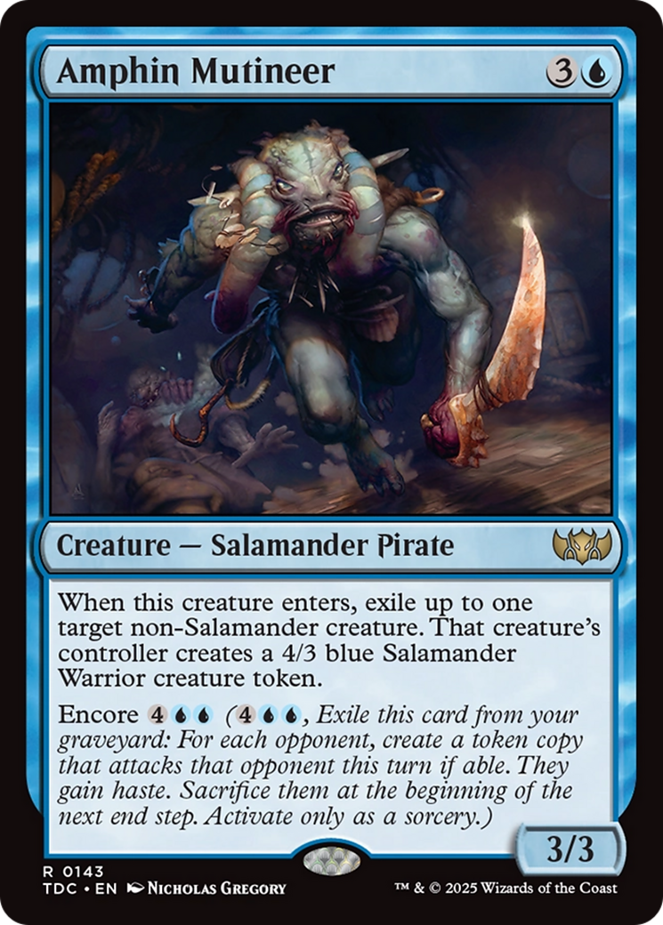 Amphin Mutineer [Tarkir: Dragonstorm Commander] | Exor Games Bridgewater