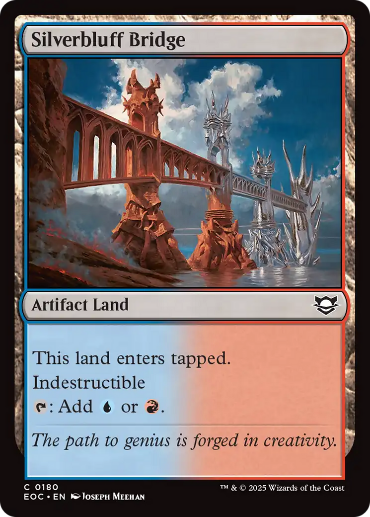 Silverbluff Bridge [Edge of Eternities Commander] | Exor Games Bridgewater