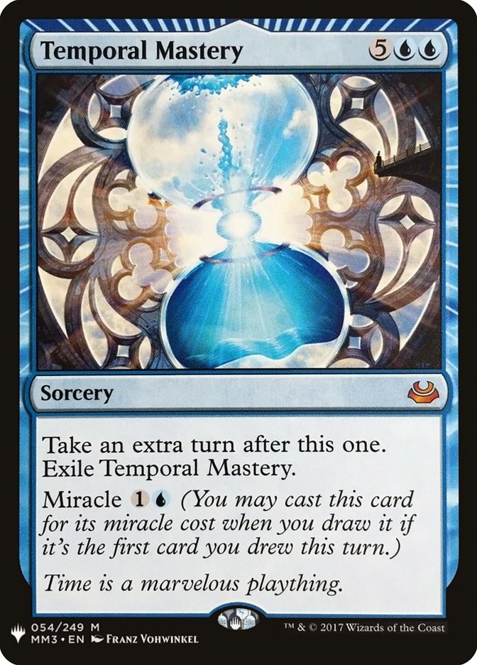 Temporal Mastery [Mystery Booster] | Exor Games Bridgewater