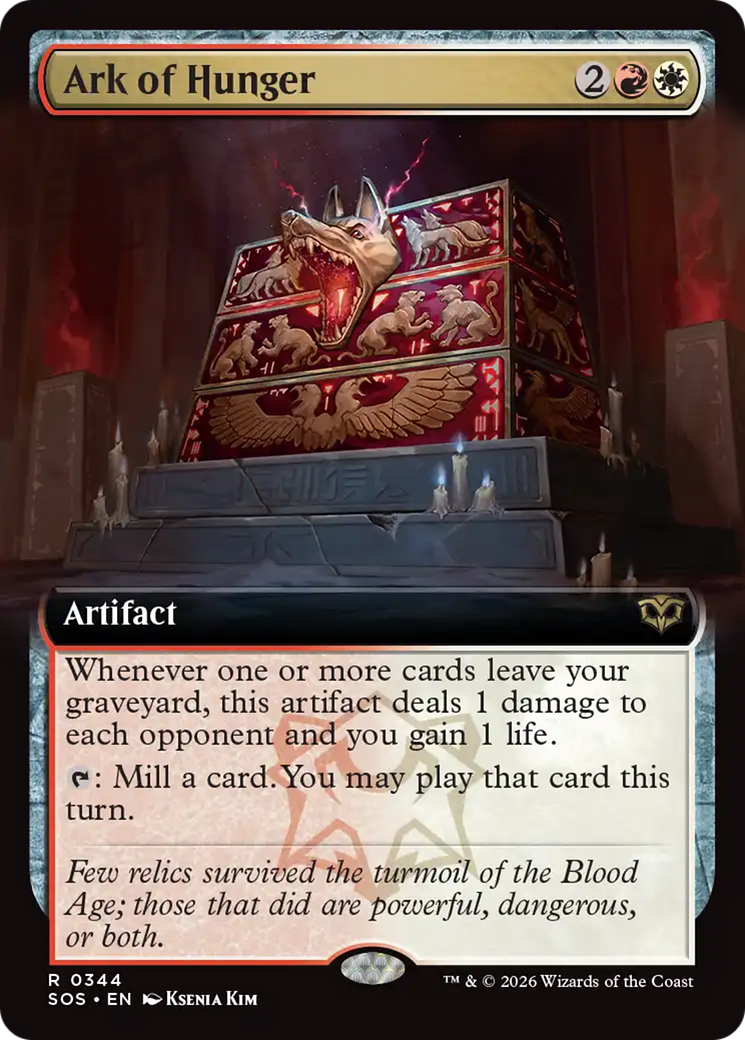 Ark of Hunger (Extended Art) [Secrets of Strixhaven] | Exor Games Bridgewater