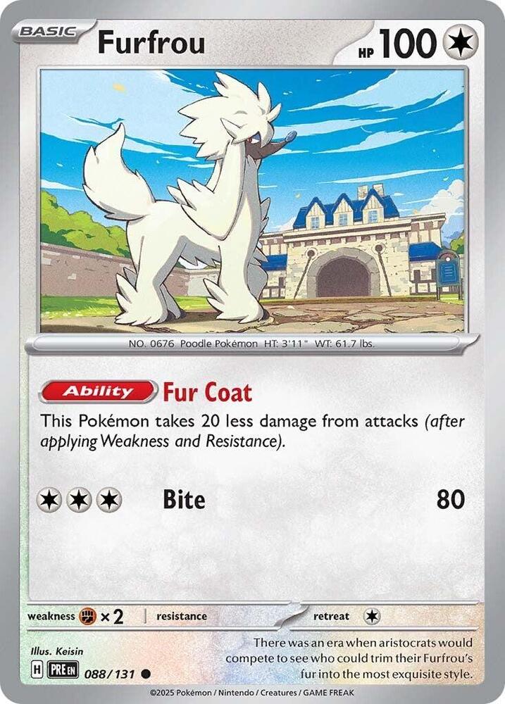 Furfrou (088/131) [Scarlet & Violet: Prismatic Evolutions] | Exor Games Bridgewater