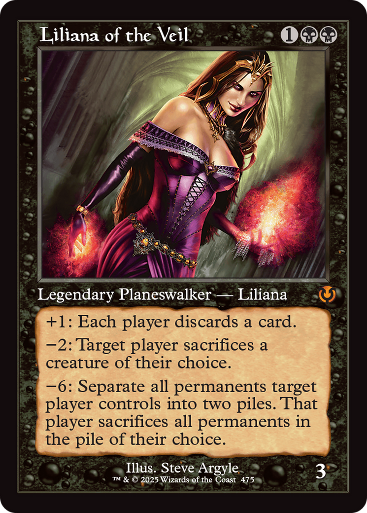 Liliana of the Veil (Retro Frame) [Innistrad Remastered] | Exor Games Bridgewater