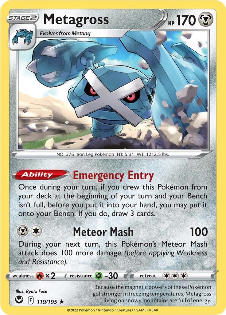 Metagross (119/195) [Sword & Shield: Silver Tempest] | Exor Games Bridgewater