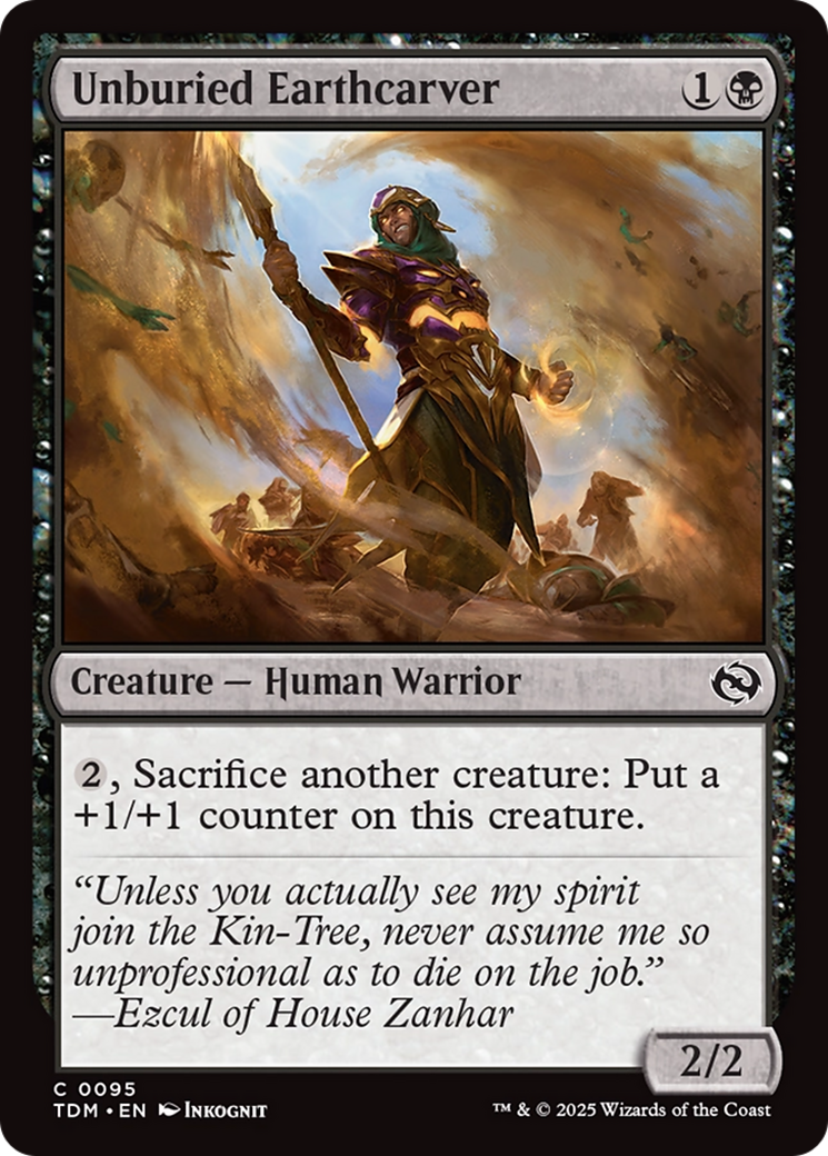 Unburied Earthcarver [Tarkir: Dragonstorm] | Exor Games Bridgewater