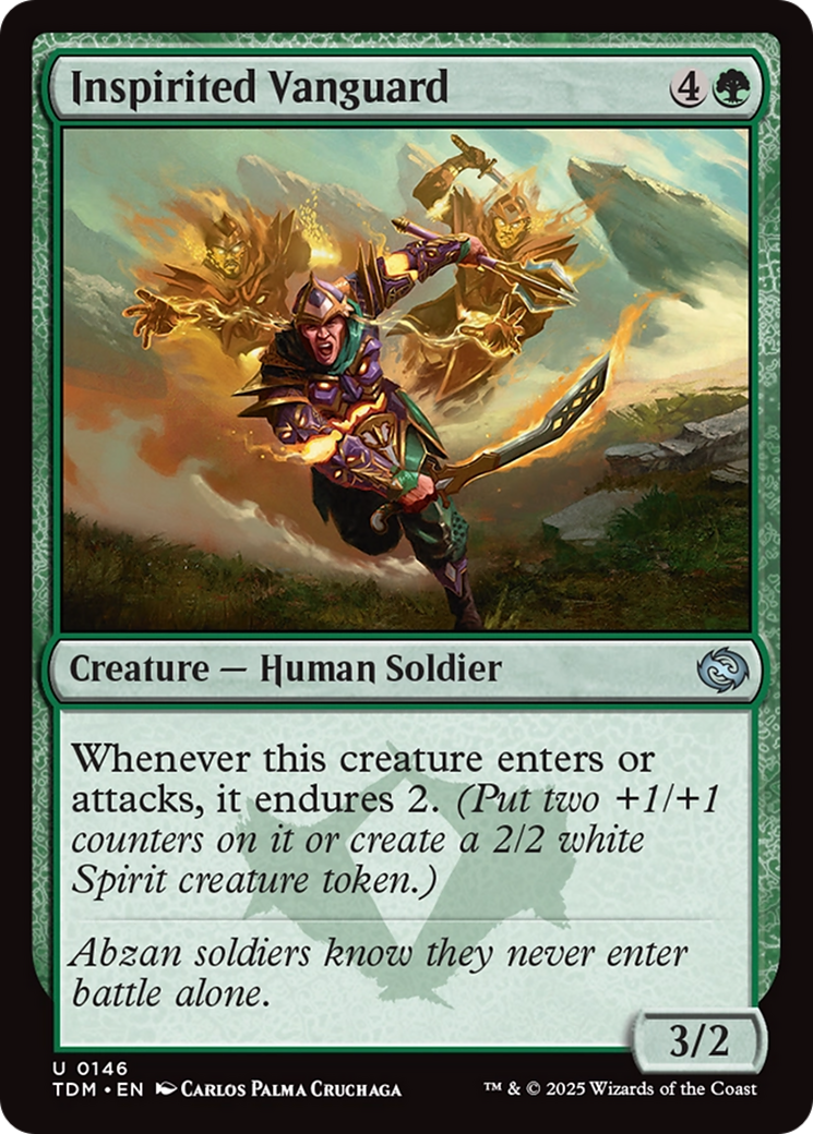 Inspirited Vanguard [Tarkir: Dragonstorm] | Exor Games Bridgewater