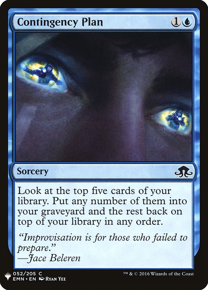 Contingency Plan [Mystery Booster] | Exor Games Bridgewater