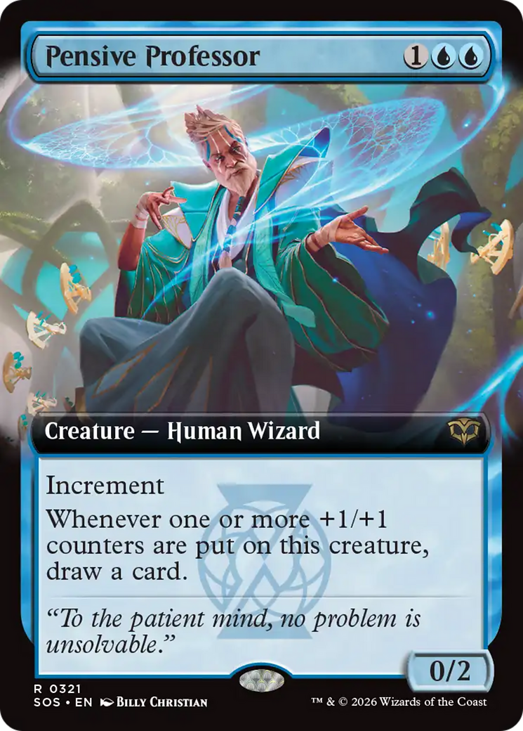 Pensive Professor (Extended Art) [Secrets of Strixhaven] | Exor Games Bridgewater