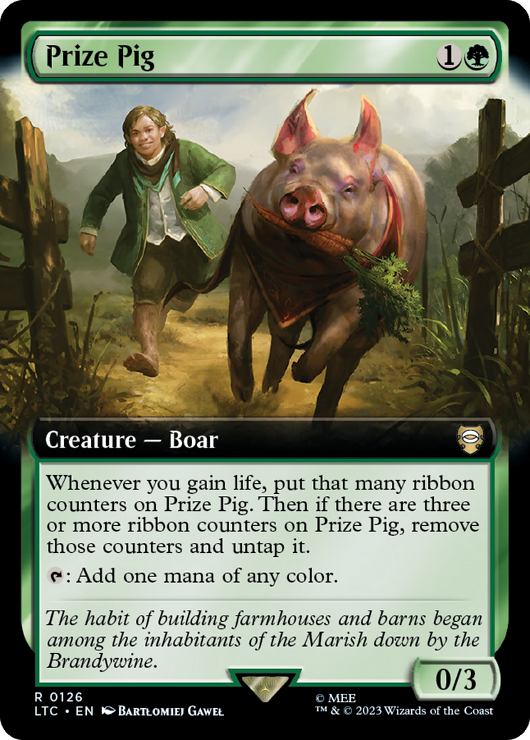 Prize Pig (Extended Art) [The Lord of the Rings: Tales of Middle-Earth Commander] | Exor Games Bridgewater