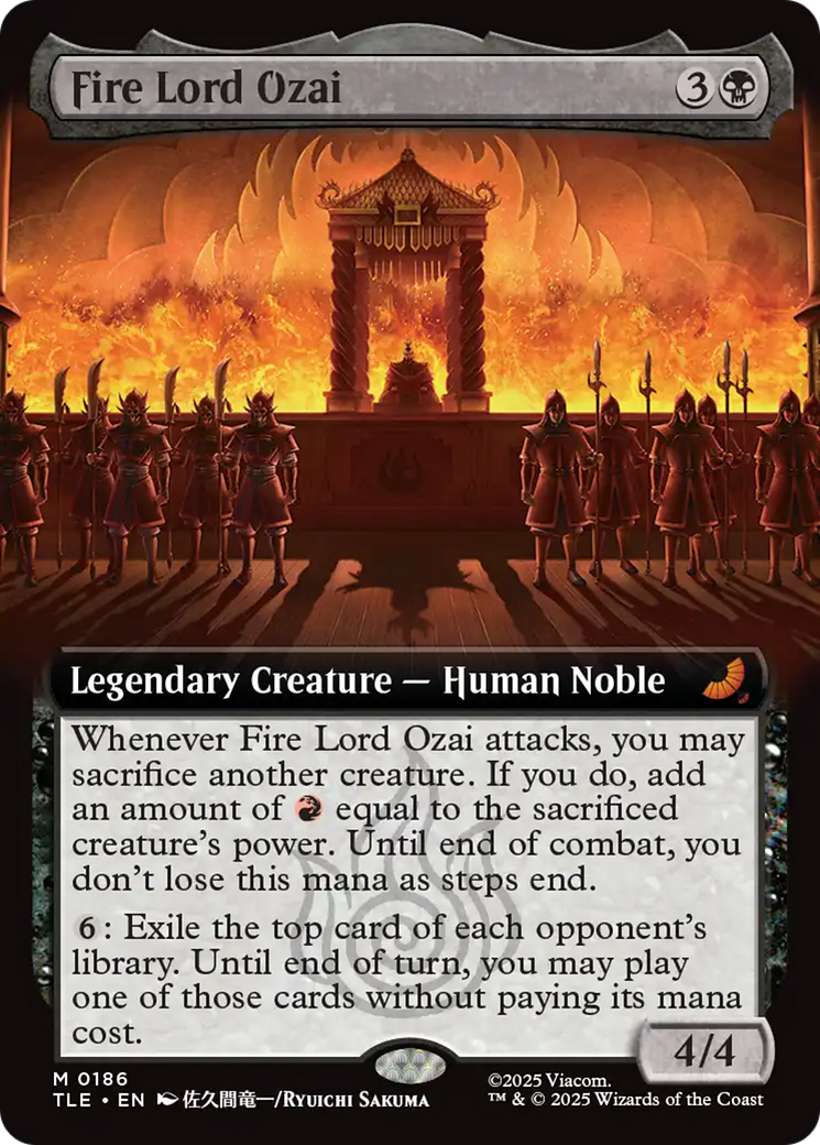 Fire Lord Ozai (Extended Art) [Avatar: The Last Airbender: Eternal-Legal] | Exor Games Bridgewater