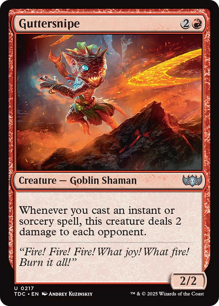 Guttersnipe [Tarkir: Dragonstorm Commander] | Exor Games Bridgewater