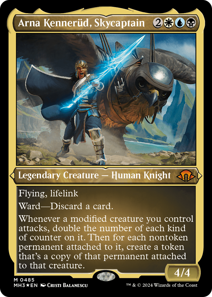 Arna Kennerud, Skycaptain (Foil Etched) [Modern Horizons 3] | Exor Games Bridgewater