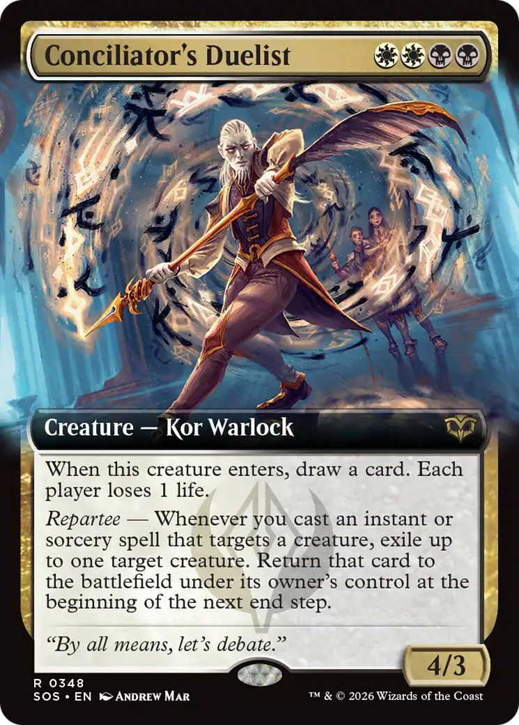 Conciliator's Duelist (Extended Art) [Secrets of Strixhaven] | Exor Games Bridgewater