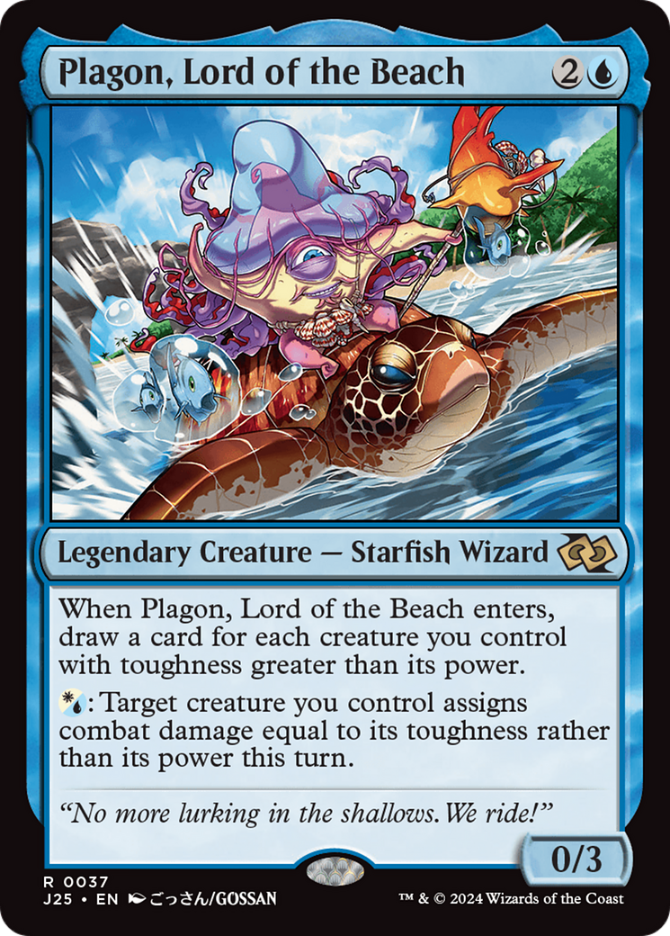 Plagon, Lord of the Beach (Anime) [Foundations Jumpstart] | Exor Games Bridgewater