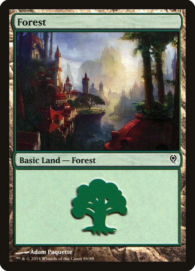 Forest (86) [Duel Decks: Jace vs. Vraska] | Exor Games Bridgewater