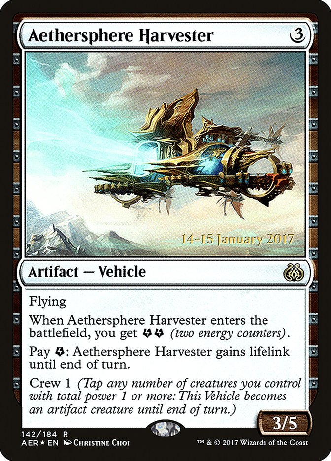 Aethersphere Harvester [Aether Revolt Prerelease Promos] | Exor Games Bridgewater