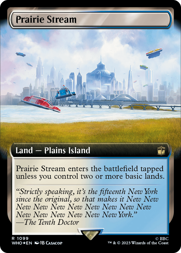 Prairie Stream (Extended Art) (Surge Foil) [Doctor Who] | Exor Games Bridgewater