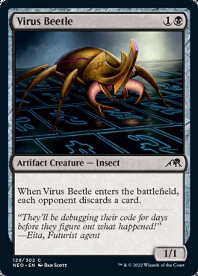 Virus Beetle [Kamigawa: Neon Dynasty] | Exor Games Bridgewater