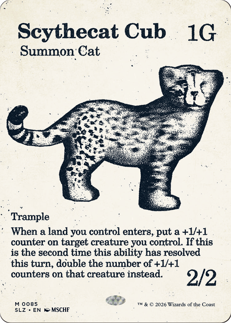 Scythecat Cub (0085) [Secret Lair x MSCHF: The Zeta Set] | Exor Games Bridgewater