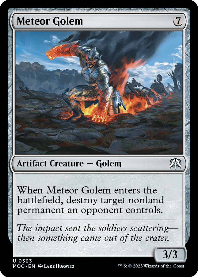 Meteor Golem [March of the Machine Commander] | Exor Games Bridgewater