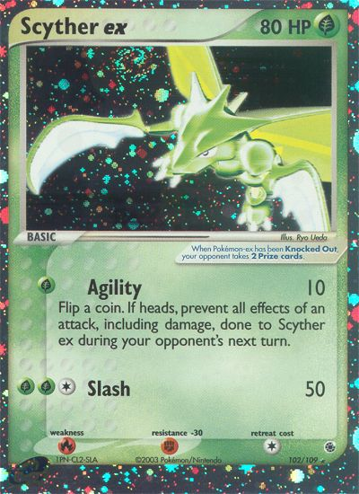 Scyther ex (102/109) [EX: Ruby & Sapphire] | Exor Games Bridgewater