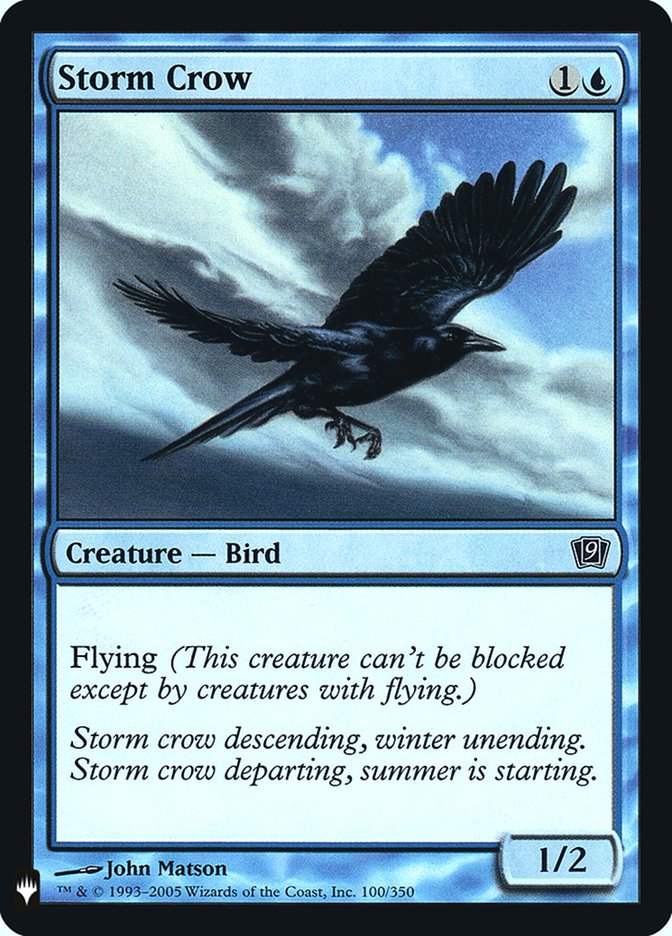 Storm Crow [Mystery Booster] | Exor Games Bridgewater