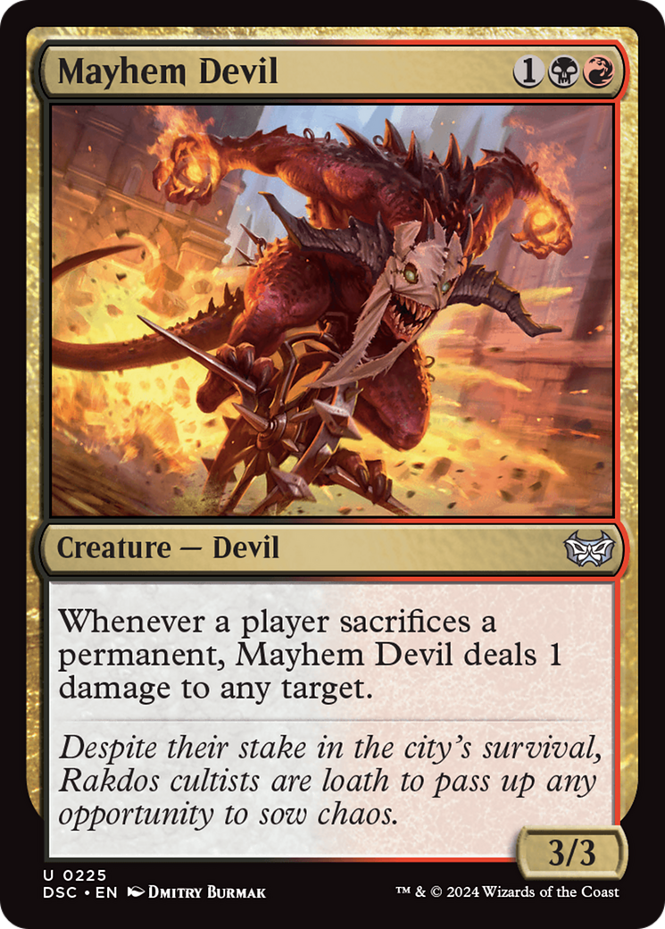 Mayhem Devil [Duskmourn: House of Horror Commander] | Exor Games Bridgewater